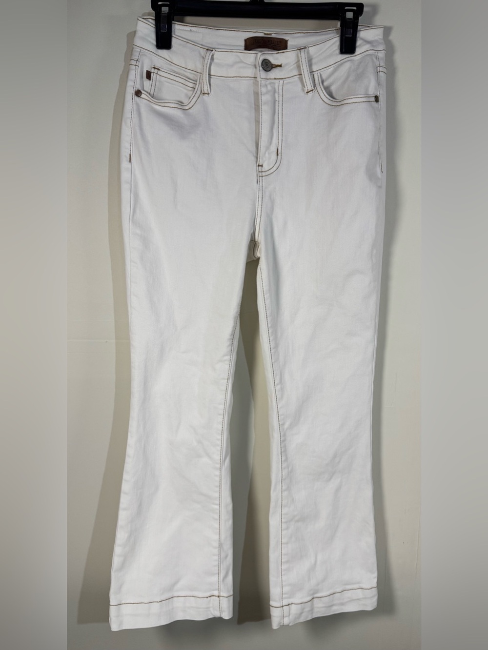 Judy Blue White Jeans high rise stretch bootcut cropped s#Jb88657 sz 5/27